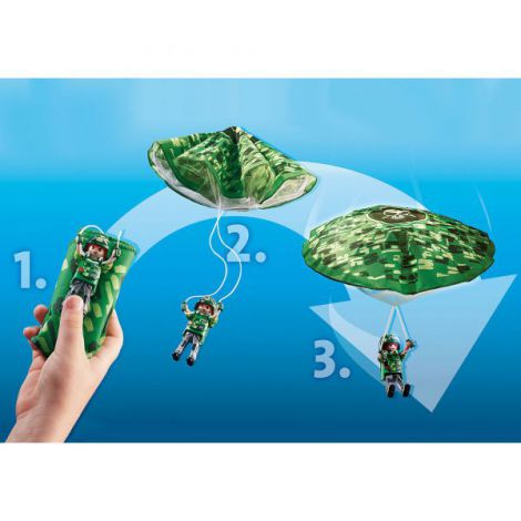 Playmobil Elicopter Politie si Parasutist - imagine 6