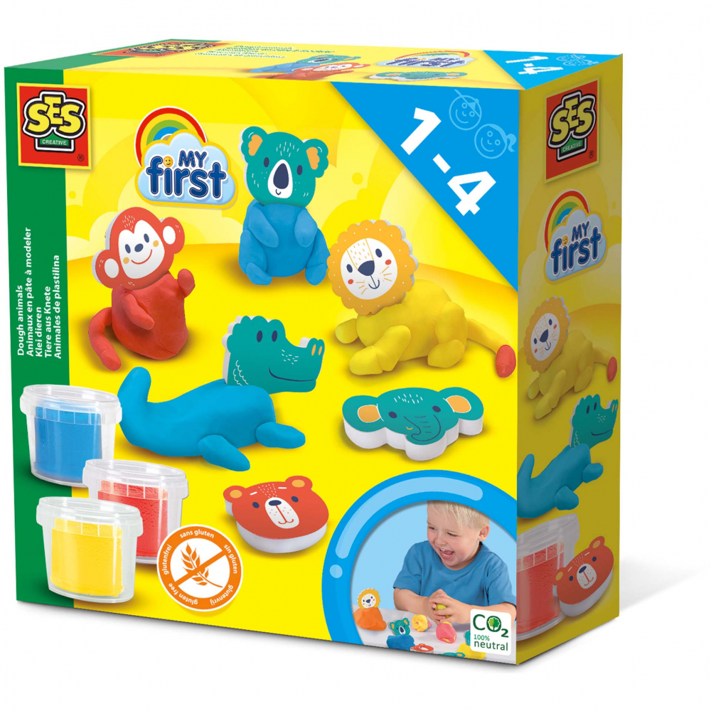 Set Modelaj Plastilina Ses Creative, 3 Culori
