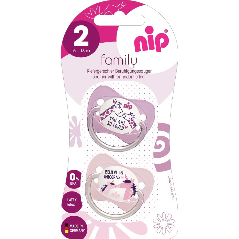 Suzeta Nip Family Latex, Marimea 2, 5-18 luni - imagine 5