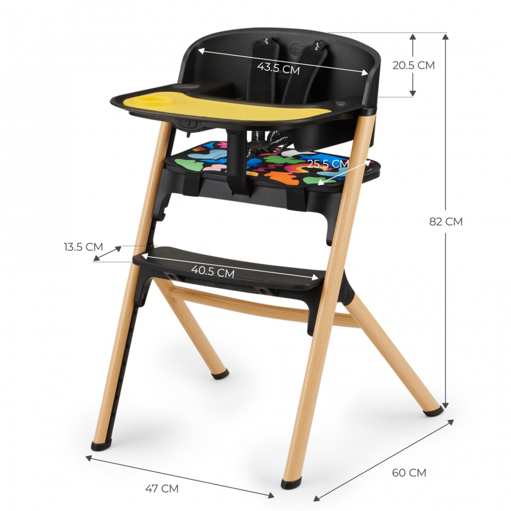 Scaun 4in1 Kinderkraft Livy + Sezlong Calmee - imagine 2