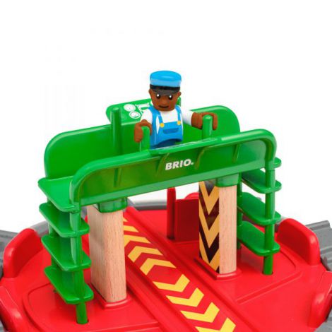 Turn si Figurina BRIO 33476 - Piesa Centrala Tren - imagine 4