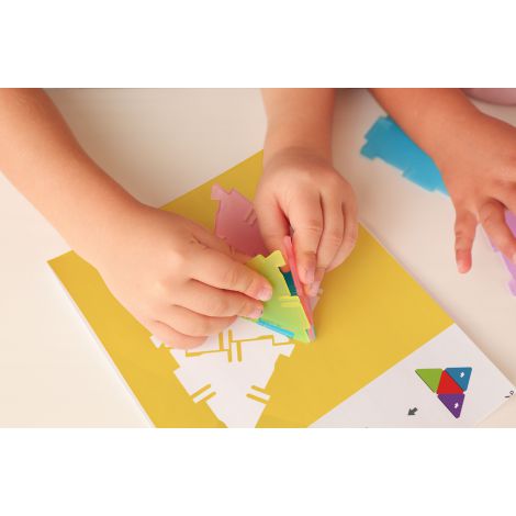 Joc Educatic Conexion 56 Piese Translucide Miniland - imagine 2