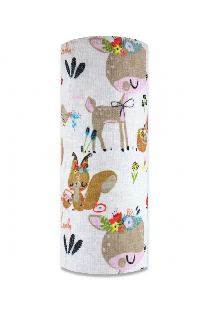 Scutec Muselina Egakids Cute Animals 70x80 cm