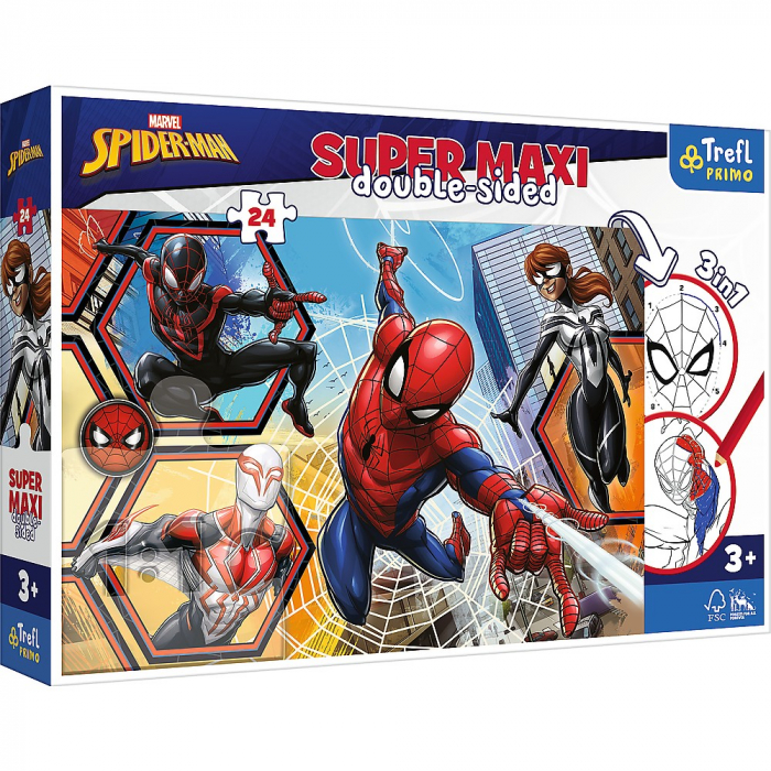 Puzzle Spiderman Trefl Primo 24 Piese
