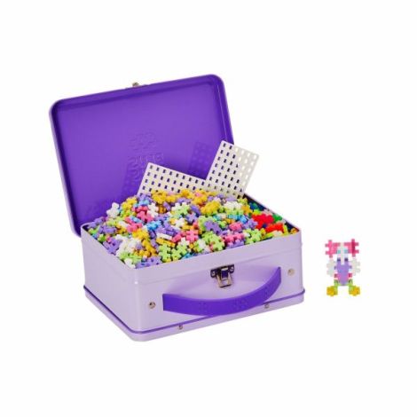 Set Plus-Plus 600 piese cutie metalică pastel - imagine 4