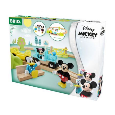 Set Tren Mickey Mouse Brio 32277 - 18 Piese
