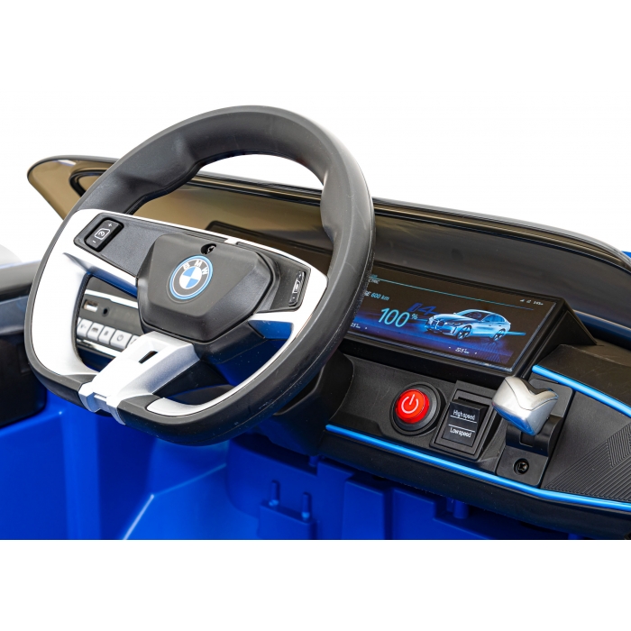 Masinuta Electrica BMW I4 Albastru, 50W, Telecomanda - imagine 9