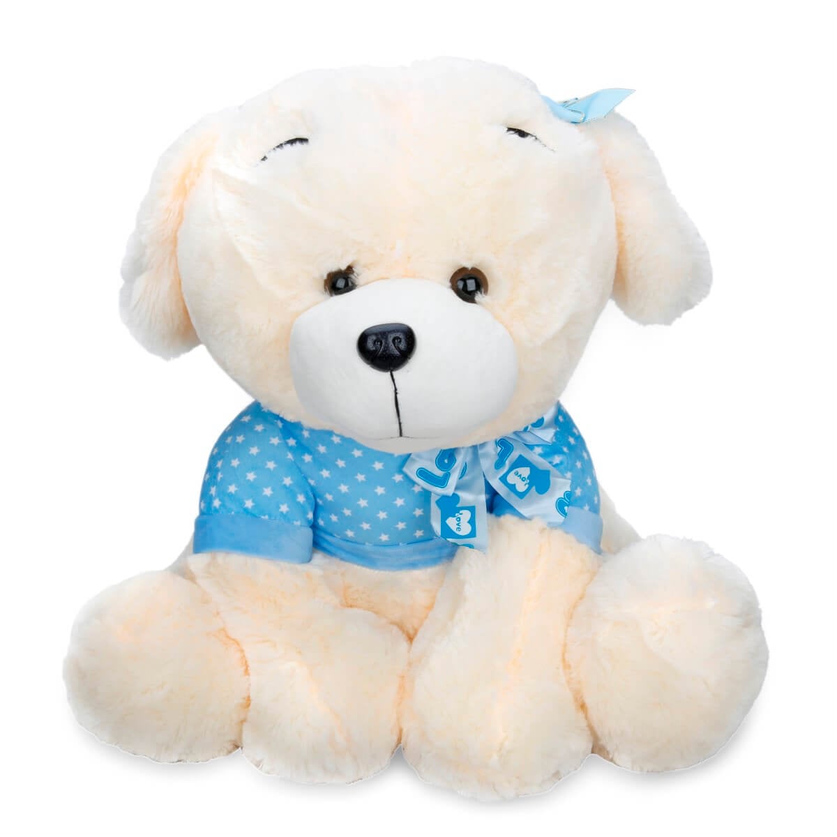 Caine Plus Puffy Friends Albastru 55 cm