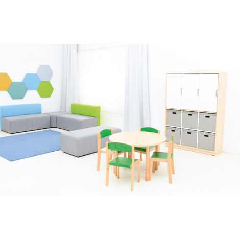 Cutie depozitare Moje bambino gri pliabilă - Organizare - imagine 7