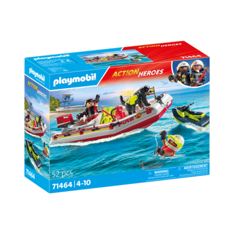 Playmobil Barcă Salvare cu Scuter - Aventură Marină!