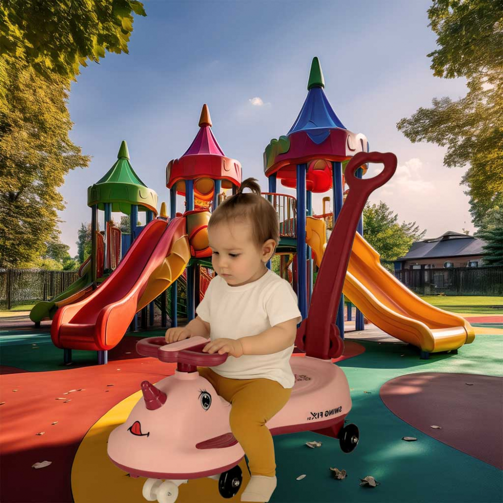 Ikonka PlasmaCar Roz cu LED - Plimbare Fun 65kg - imagine 6