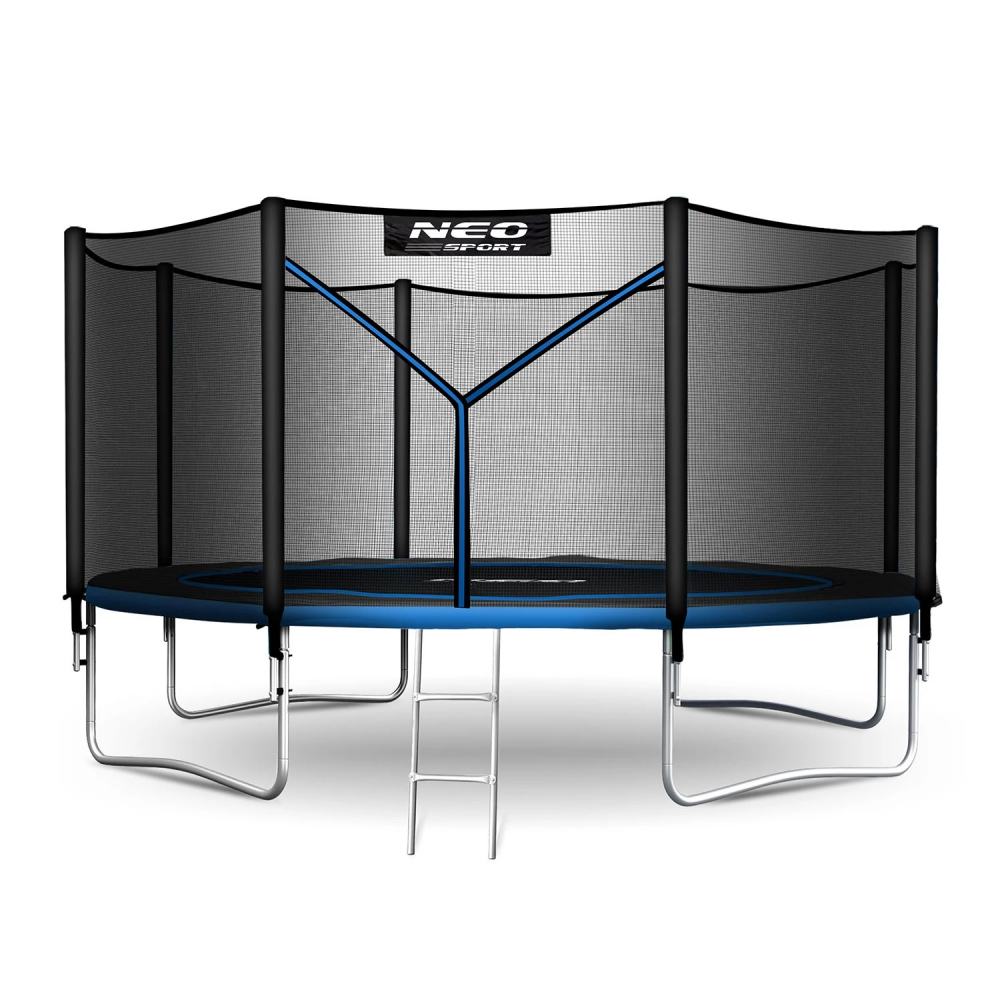 Trambulină Neo-Sport 374cm cu plasă siguranță