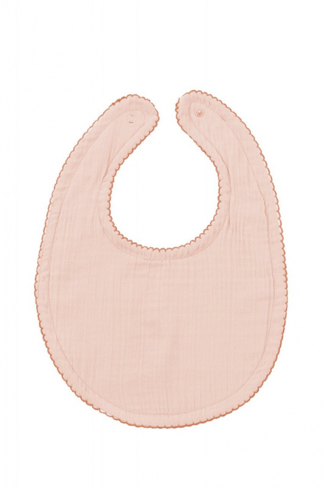 Baveta BabyJem Muselina Somon, 23x32 cm