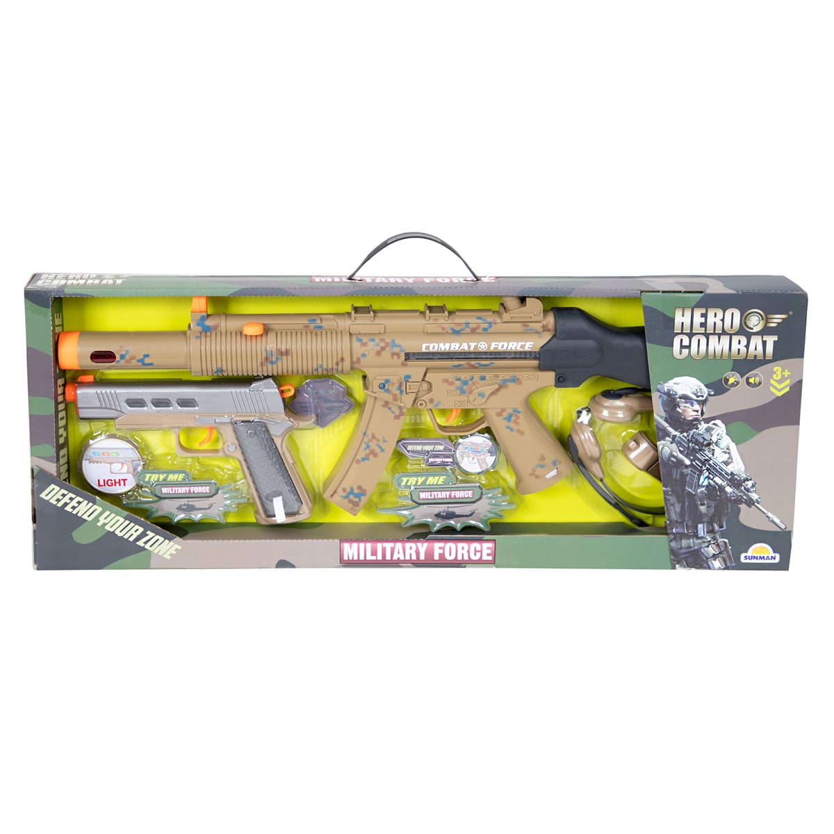 Set 2 Arme Militare Jucărie Hero Combat