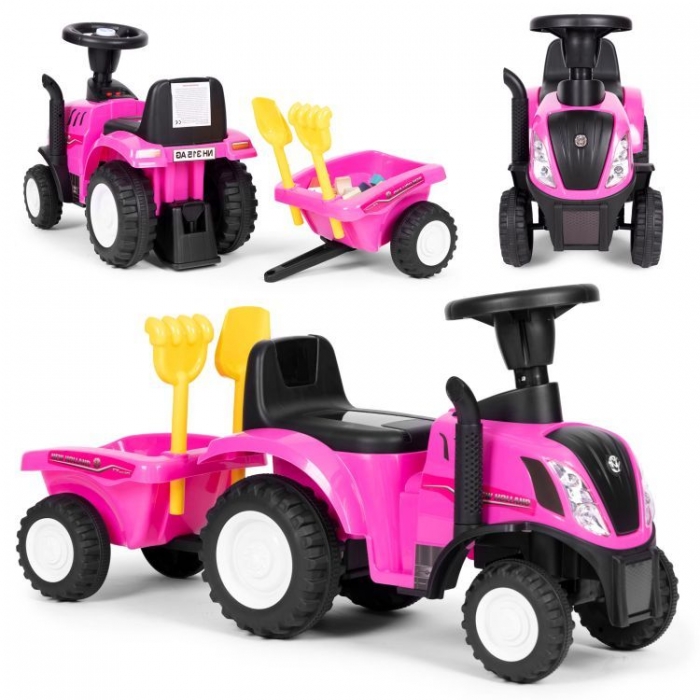 Tractor New Holland cu Remorca Ecotoys - Joc Activ