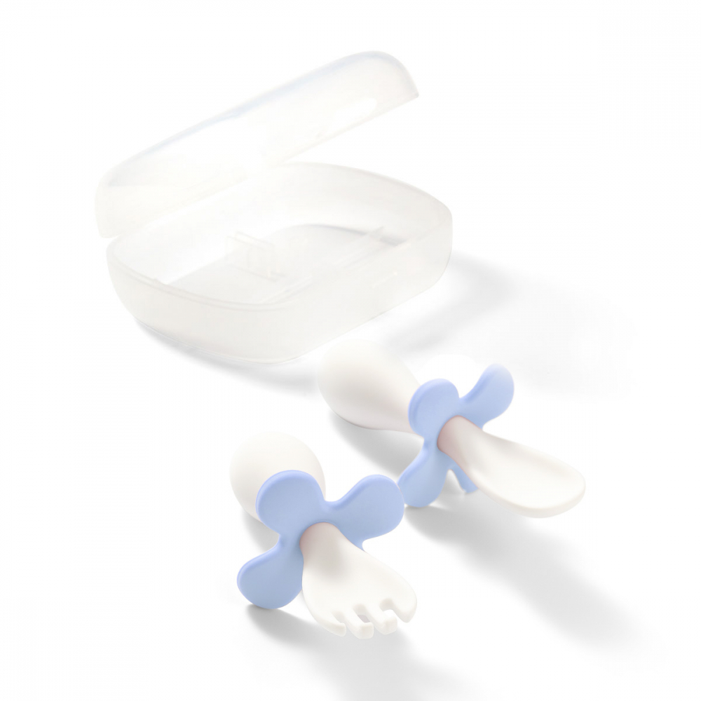 Set tacamuri ergonomice Babyono albastru - imagine 2