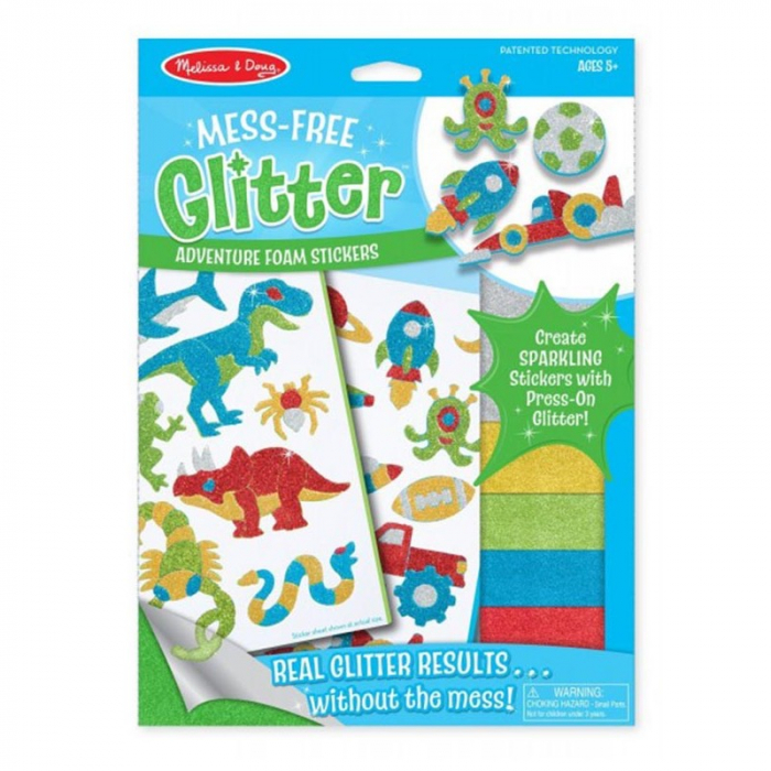 Set Abtibilduri cu Sclipici Melissa & Doug