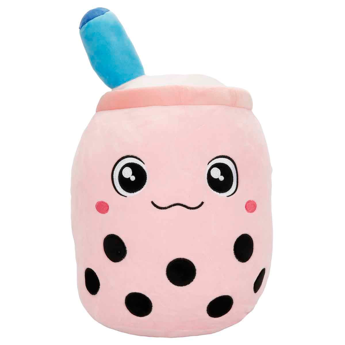 Jucărie Plus Puffy Friends Cana cu Pai Roz 35 cm