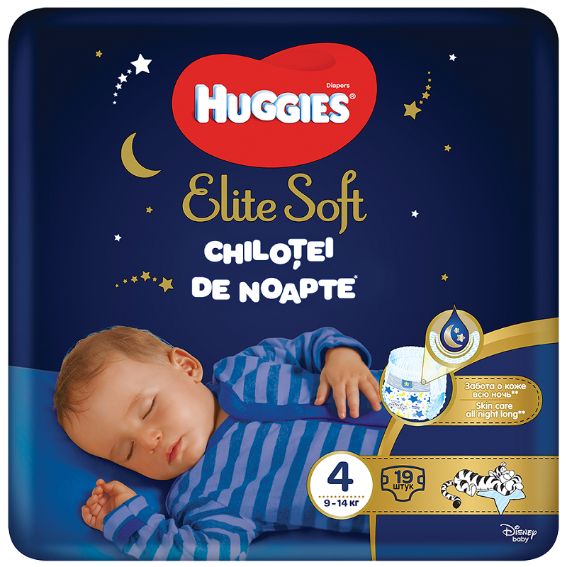 Huggies Elite Soft Noapte Mar.4 - Scutece Absorbente