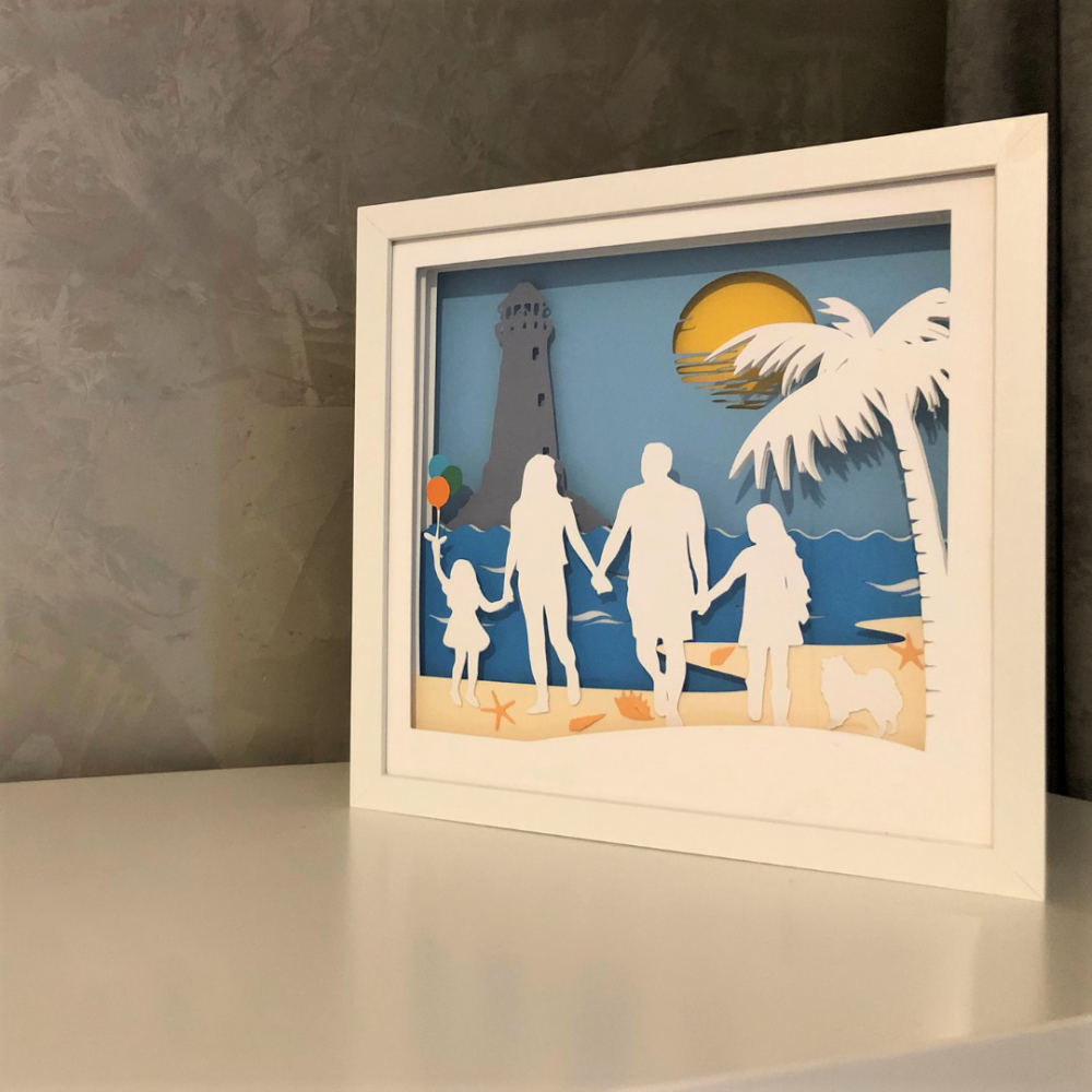 Tablou Luminos Plaja 002 Noorhandmadeatelier - imagine 5