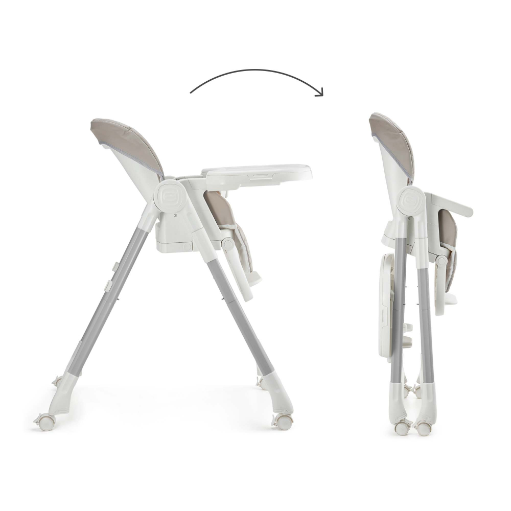 Scaun Kinderkraft Tulo 3 în 1, Beige - imagine 5