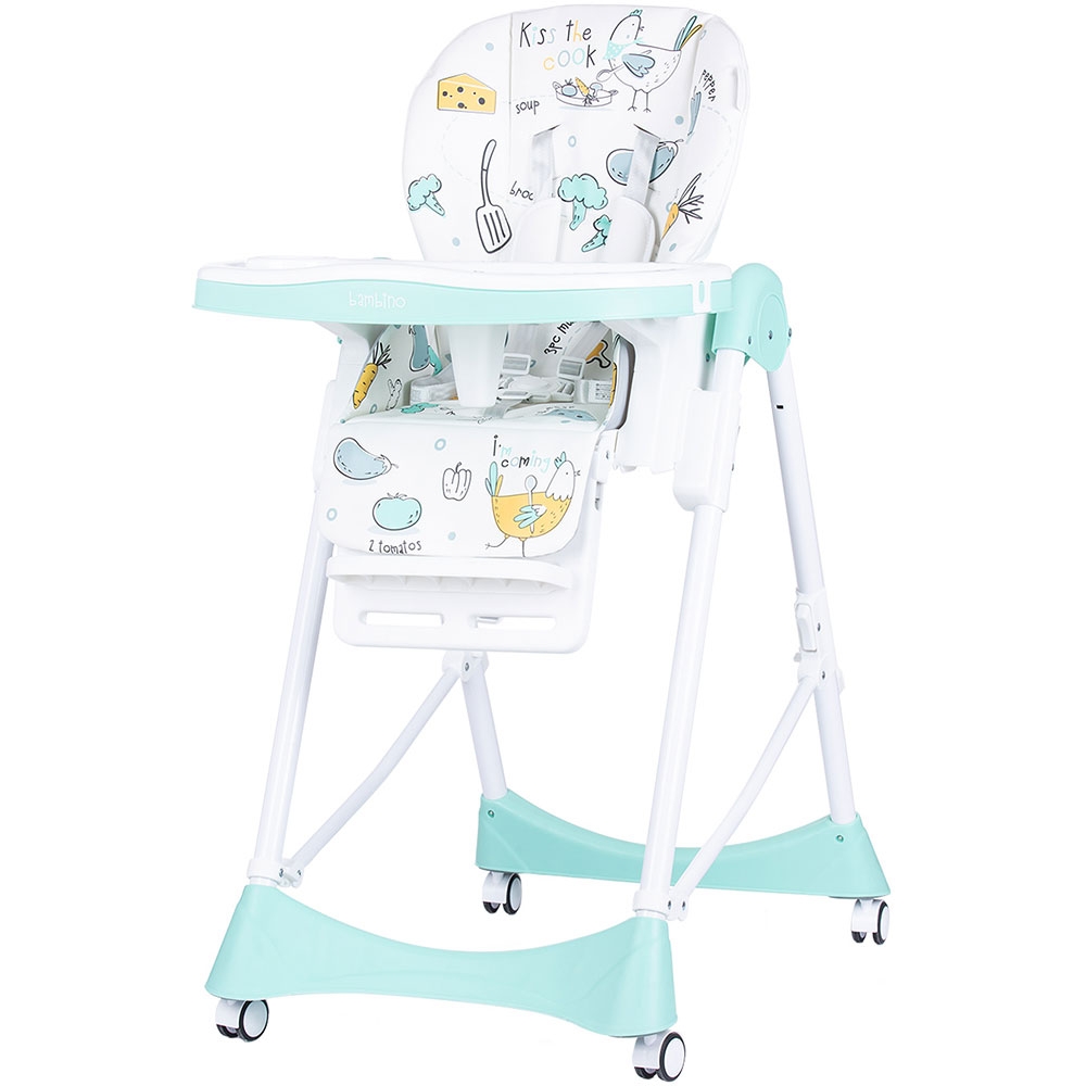 Scaun de masa Chipolino Bambino Aloe, Piele Ecologica - imagine 7