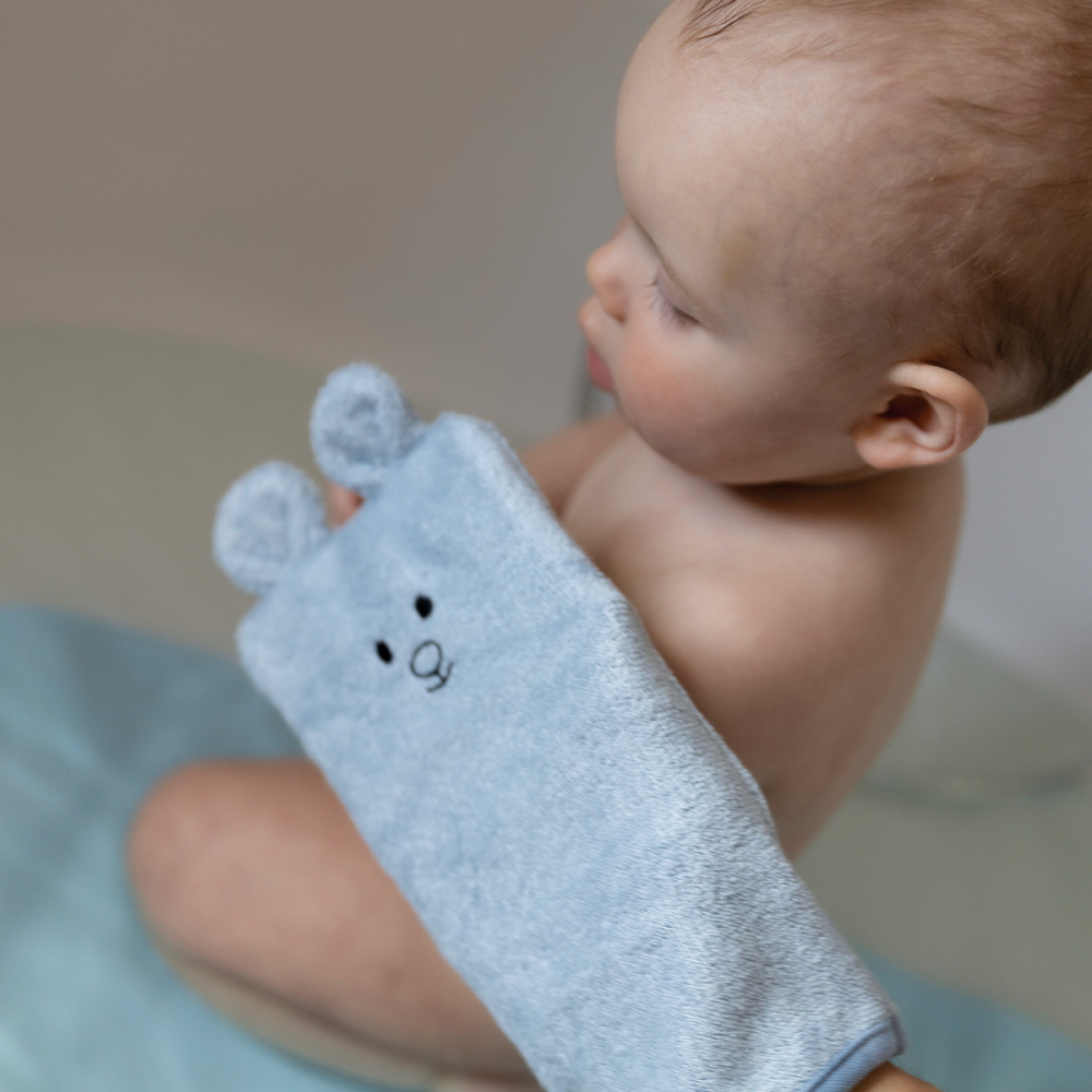 Mănușă Baie Babyono Bambus Albastru - imagine 7