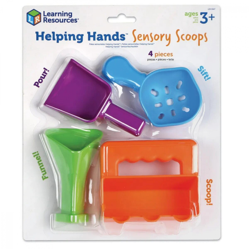 Set lopatele senzoriale 4 buc. Learning Resources - imagine 6