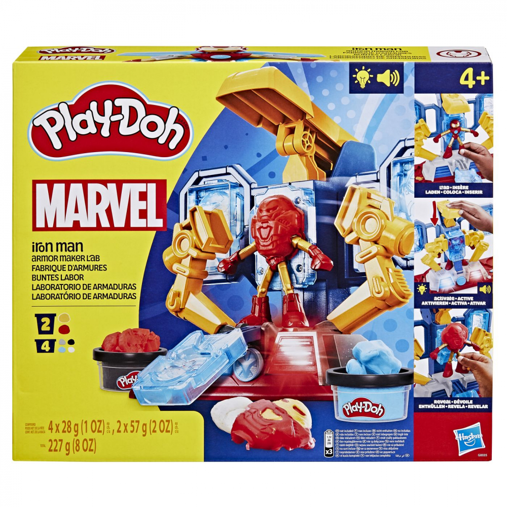 Play-Doh Hasbro Iron Man Laborator Armura
