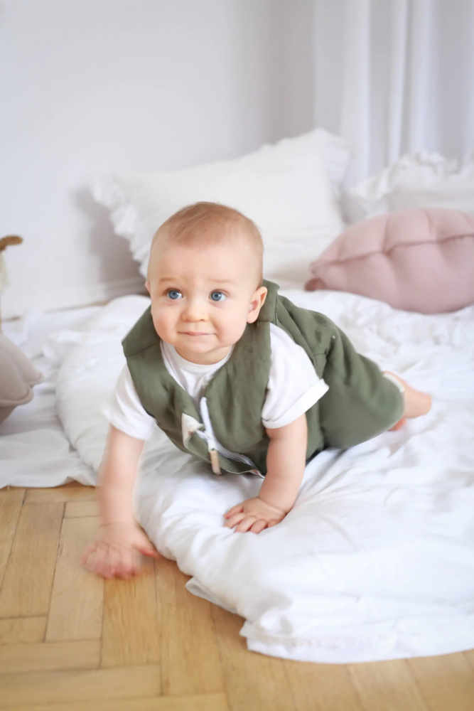 Sac de dormit Babyly, Forest Green, 2-2.5 Tog, 1-2 ani - imagine 7
