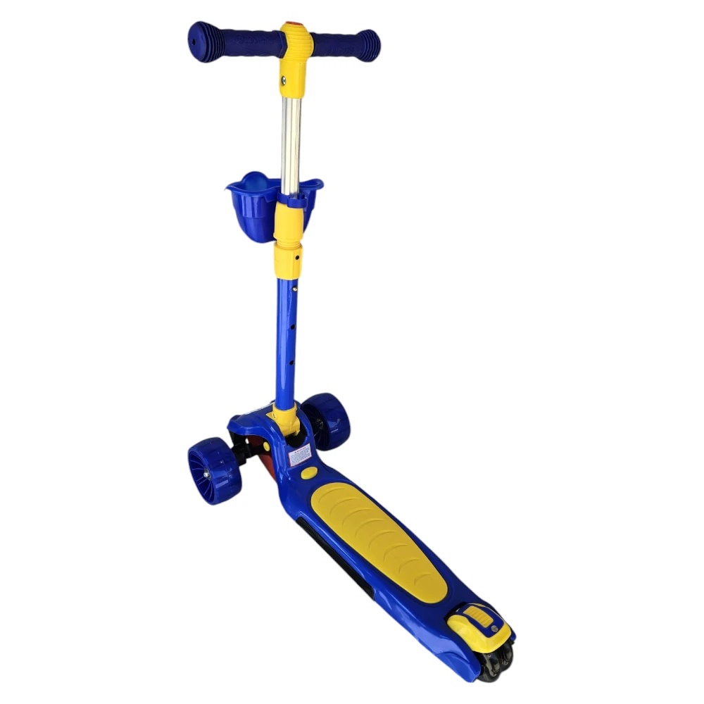 Novokids Mini Scooter - 3 roti luminoase, pliabilă - imagine 2