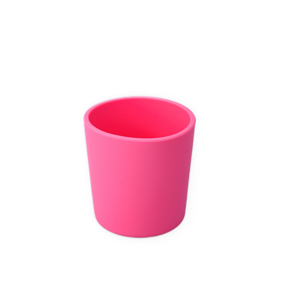 Pahar Oaki Silicon 180ml Roz | Anti-BPA