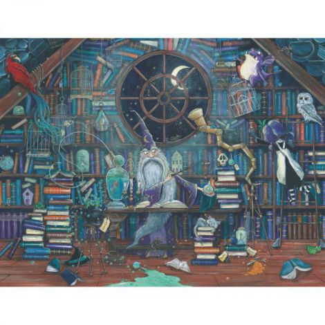 Puzzle Birou Cărți 2000 Piese Ravensburger - imagine 2