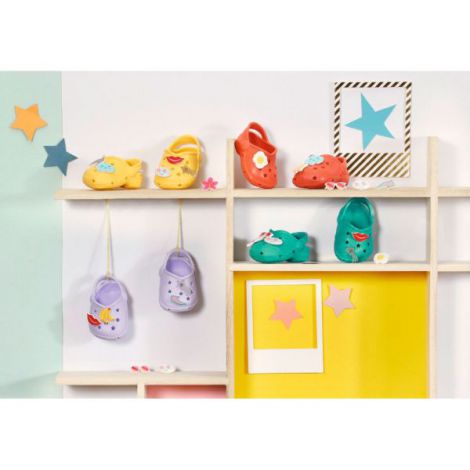 Papucei cu insigne Baby Born 43 cm - Modele Colorate - imagine 10