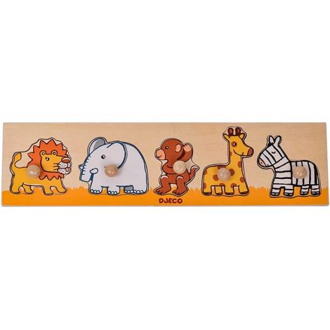 Puzzle Savana cu Buton Djeco | +1 An - imagine 5