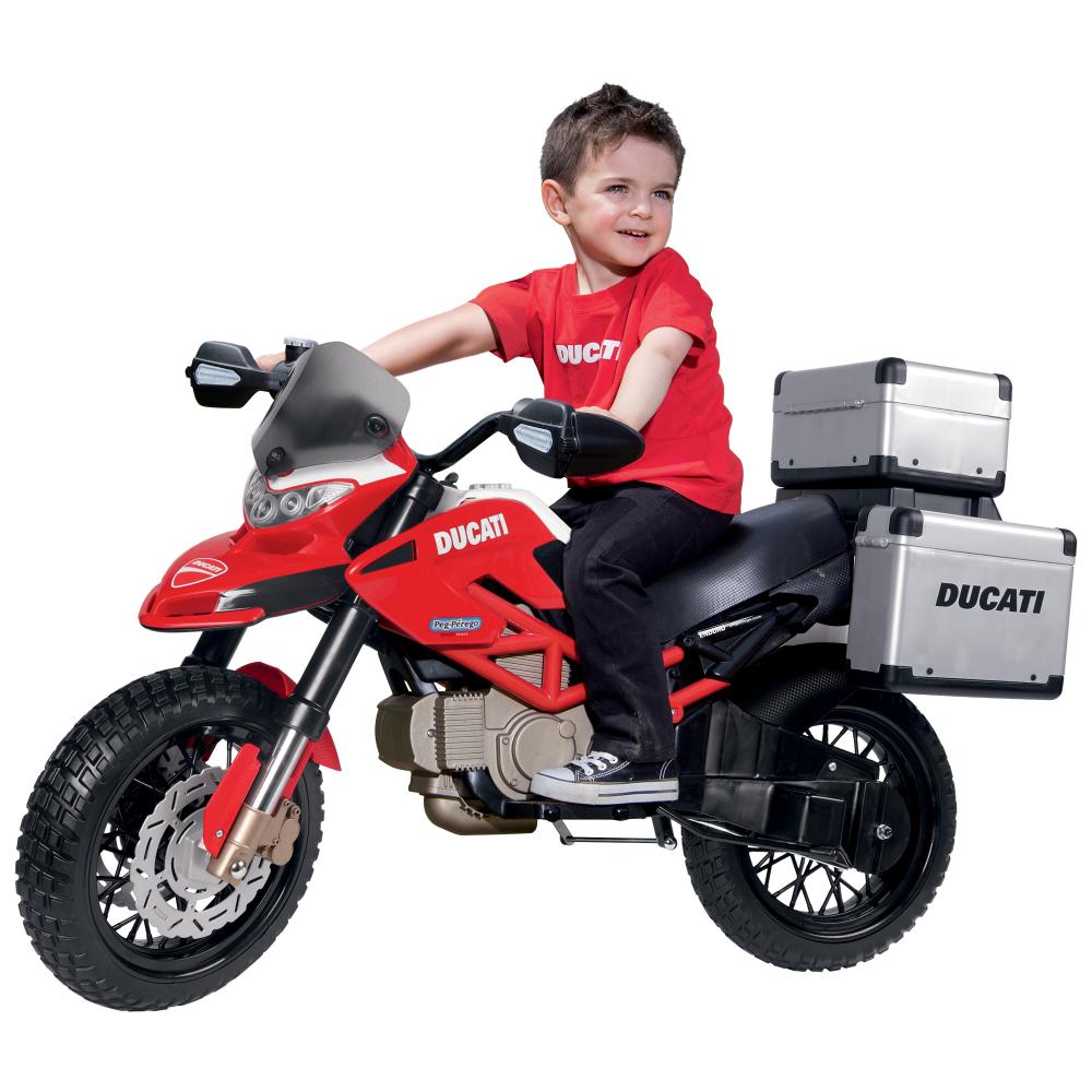 Motocicleta Electrica Peg Perego Ducati Enduro 330W - imagine 6