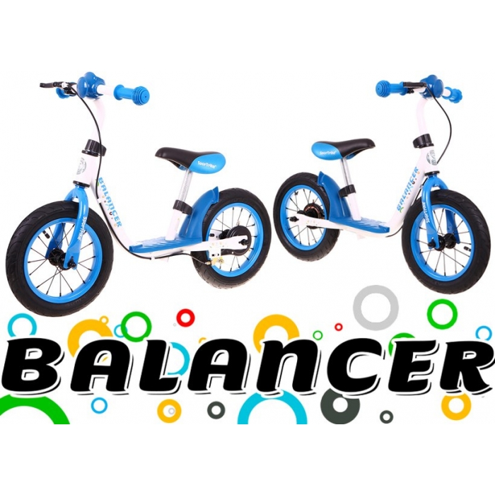 Sportrike Balancer Bike Albastru cu Frână și Roți Gonflabile - imagine 6