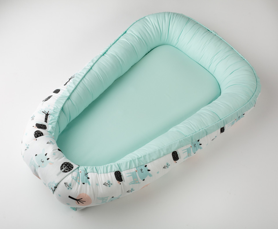 Babynest Blue Deer Maradalia - Siguranță și Confort - imagine 4