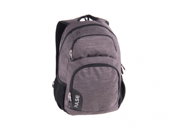 Rucsac Scoala Pulse Laptop, Gray Cationic