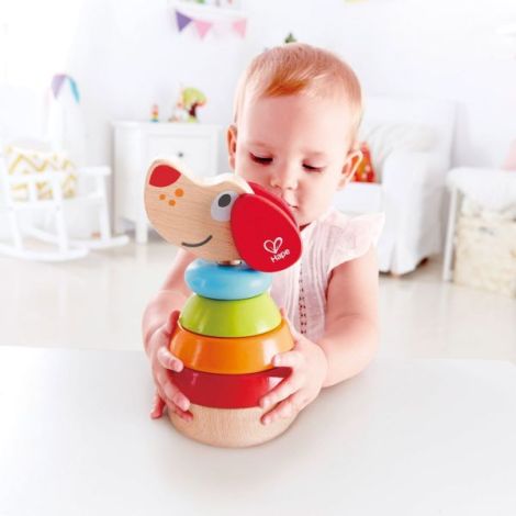 Hape Pepe - Jucarie Lemn Stivuita cu Sunet - imagine 3