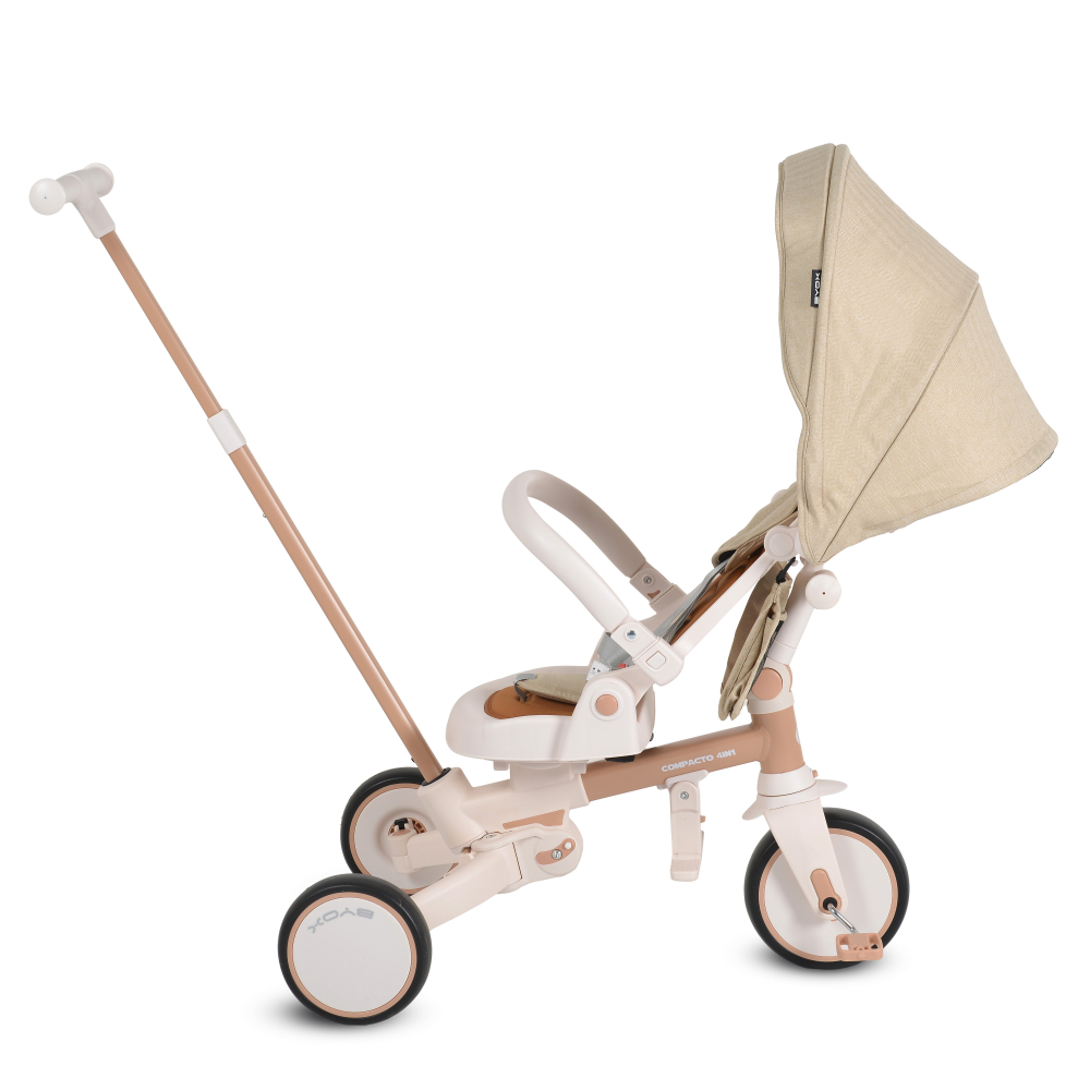 Tricicleta Byox Compacto 4in1 Beige - imagine 2