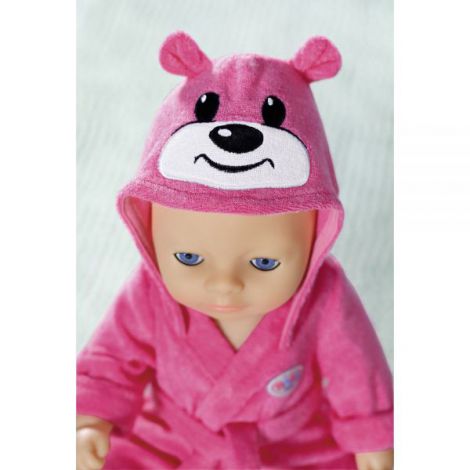 Halat de baie BABY born 36 cm, Roz, Zapf Creation - imagine 6