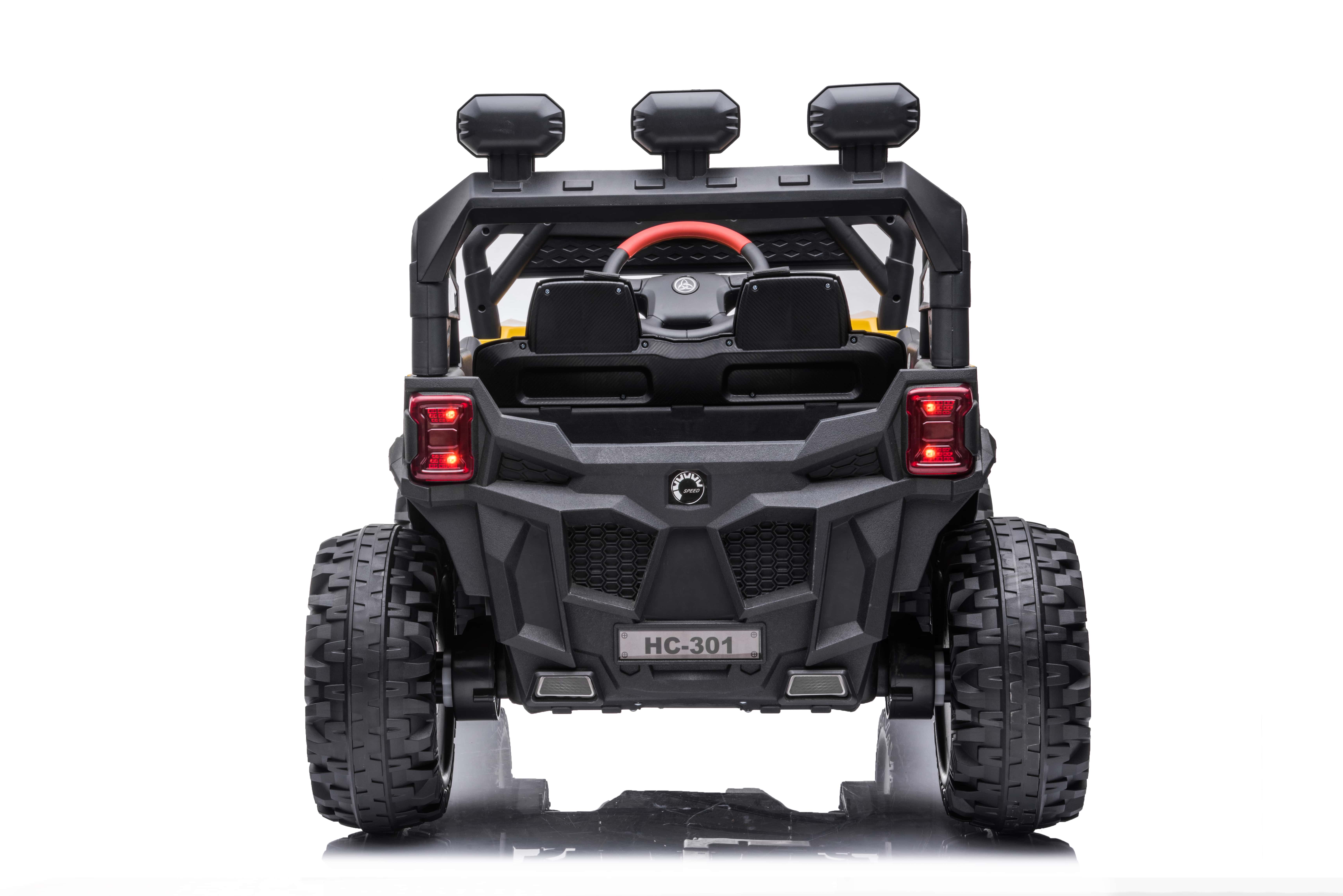 Masinuta Electrica UTV Turbo RZR 4x4 Galben - imagine 4