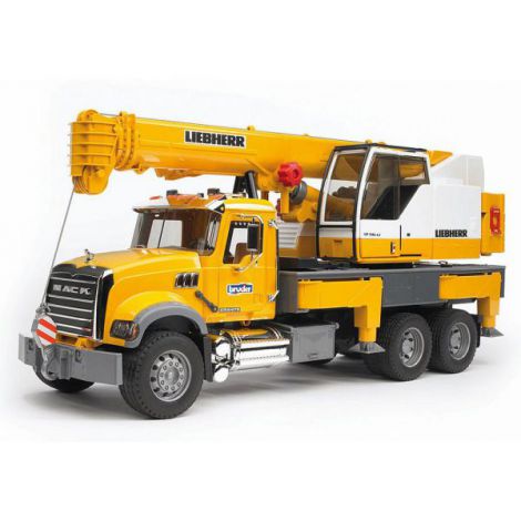 Camion Mack Granite Bruder cu Macara Liebherr - imagine 9