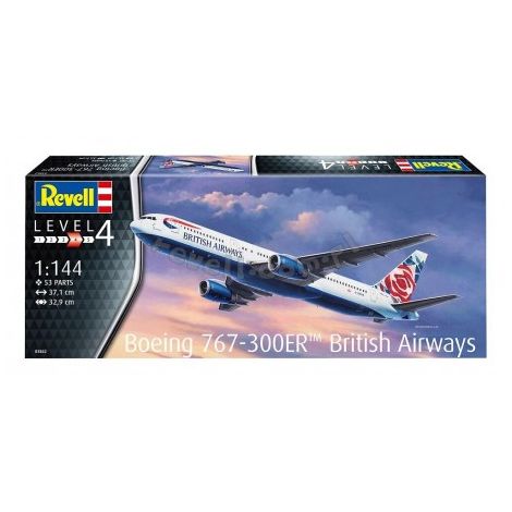 Machetă Revell Boeing 767-300ER British Airways 1:144 - imagine 6