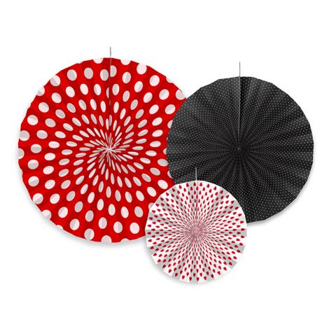Rozete Mix 3 Buc Party Deco - Accesorii Carnaval