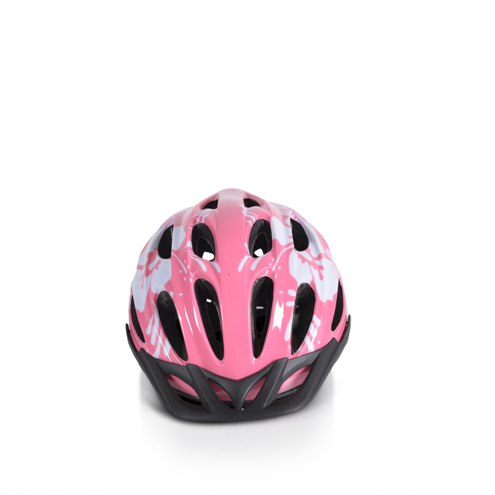 Casca Copii Byox Y02 Pink M cu LED si Vizor - imagine 3