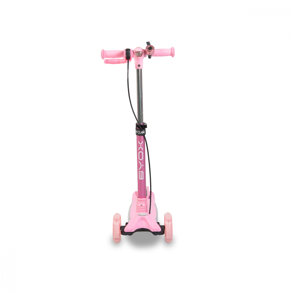 Trotineta Byox Pink LED, Pliabilă