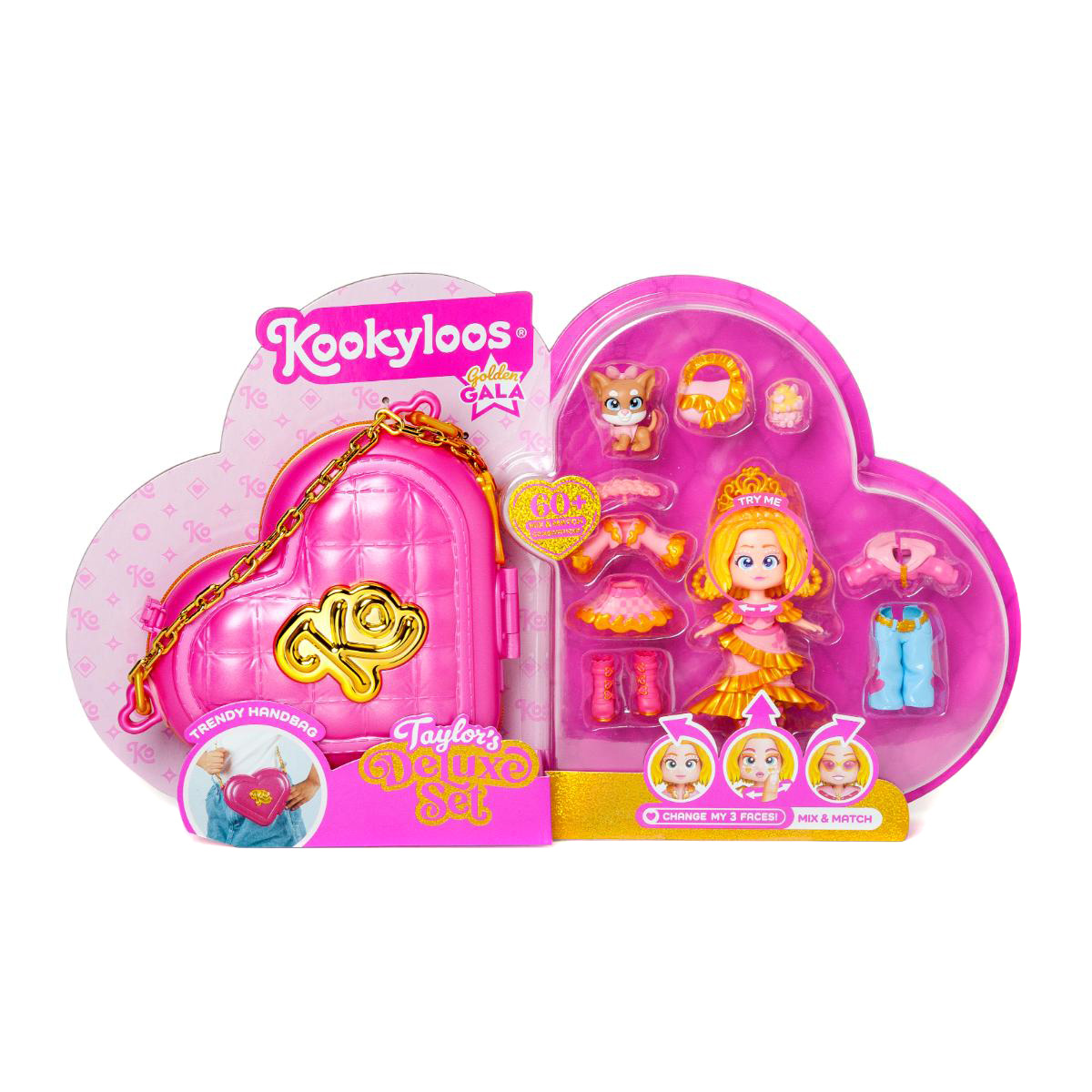 Set Kookyloos Papusa Taylor cu Poseta