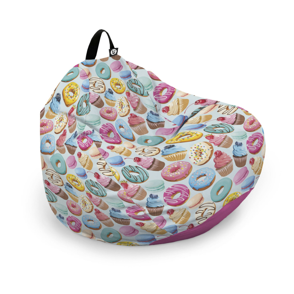 Husa Puf Para XL Updeco, Macarons, Fără Umplutură - imagine 6